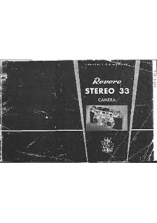 Revere Stereo 33 manual. Camera Instructions.
